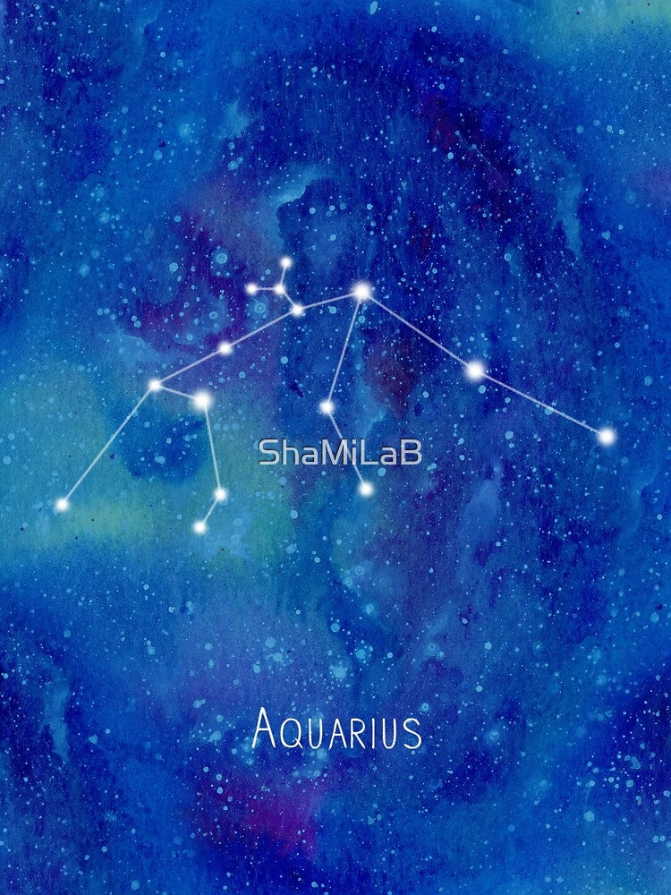 Constellation Aquarius by ShaMiLaB