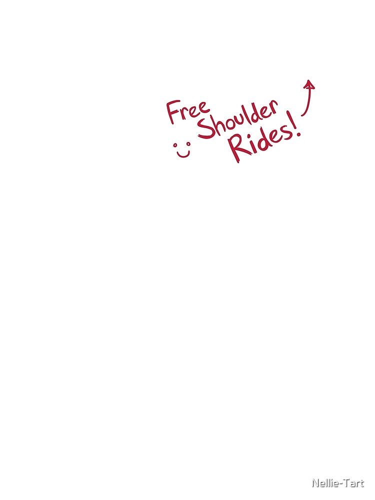 Free Shoulder Rides! by Nellie-Tart Unisex , , , Long Sleeve Tee