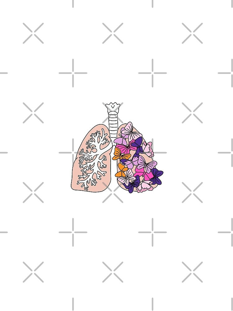 Breathe easy pink & purple by Doctor Michaela