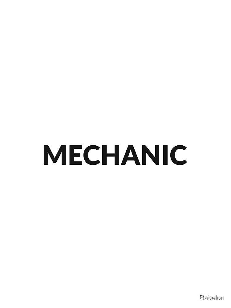 Mechanic Funny Car Mechanic Gift Tee by Babelon