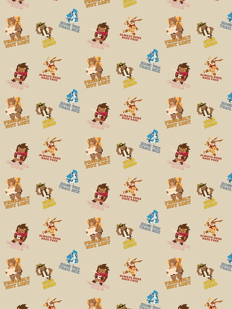 Types of hikers- funny outdoor sticker pack by MotherOfBears