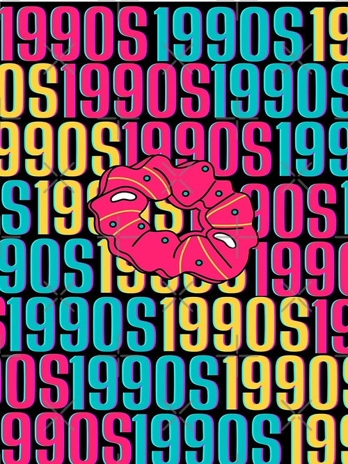 1990s retro design 16 - Black Background by PunjabanJatti