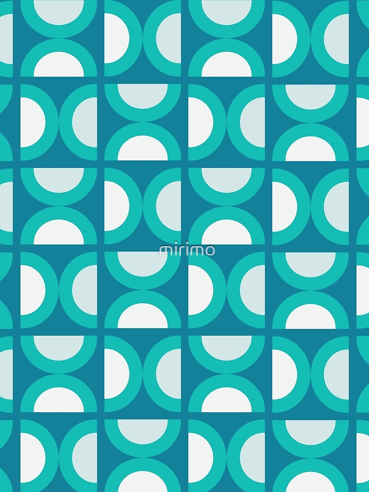 Geometric Play Green Tones by mirimo
