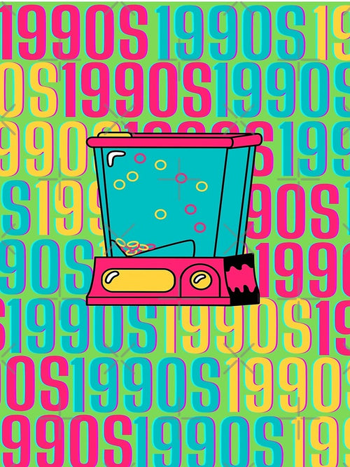 1990s retro design 11 - Green Background by PunjabanJatti