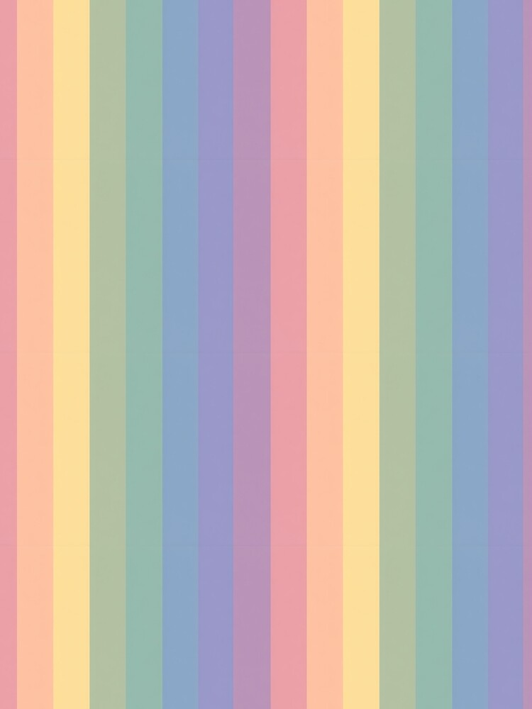 Soft summer colour palette stripe design by KLflorals