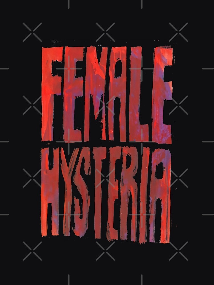 Female Hysteria – Bold Distressed Typography Statement by SuccessHunters