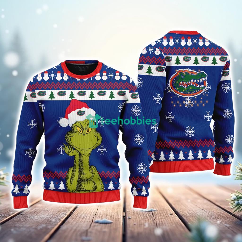 Florida Gators NCAA The Grinch Funny Merry Christmas Ugly Sweater 3D New Trend