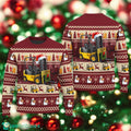 Forklift Ugly Christmas Sweater Forklift Driver Jobs Christmas Ugly Sweater