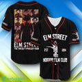 Freddy Krueger Elm Street Horror Film Club Halloween Baseball Jersey Style Gift