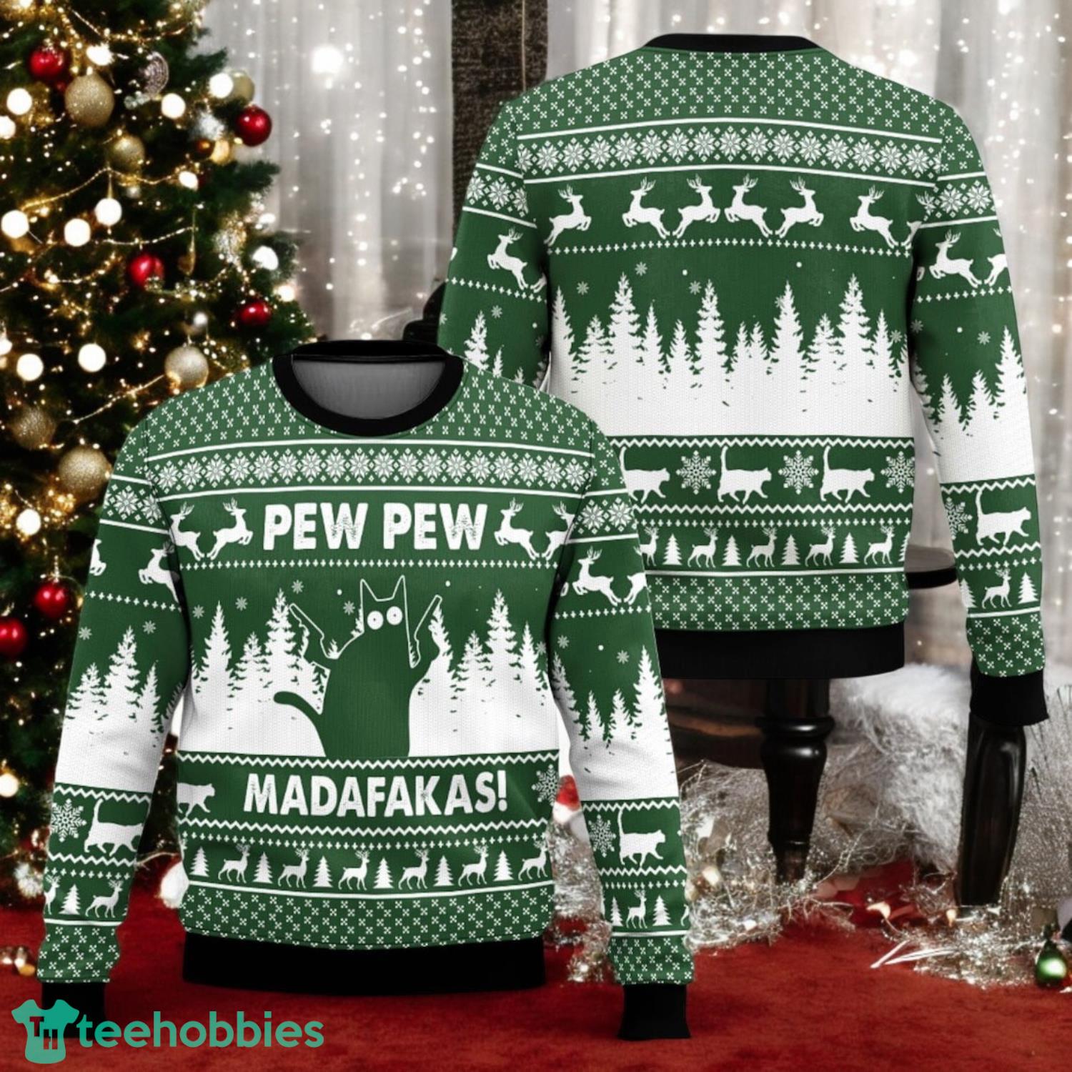 Funny Cat Ugly Christmas Sweater Cat Meme Xmas Sweater Cat Lover Gift