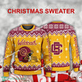 Funny Helmet Bethune Cookman Wildcats Christmas Sweater AOP For Men Women