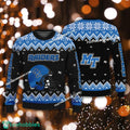 Funny Helmet Middle Tenn Blue Raiders Christmas Sweater AOP For Men Women