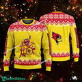 Funny Muppets Play Drums Illinois State Redbirds Christmas 3D Sweater For Men Women