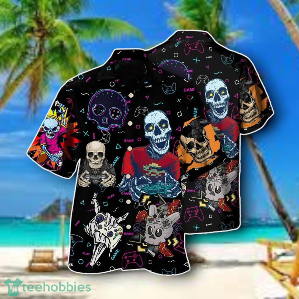 Game Skull Cool Hawaiian Shirt Style Gift