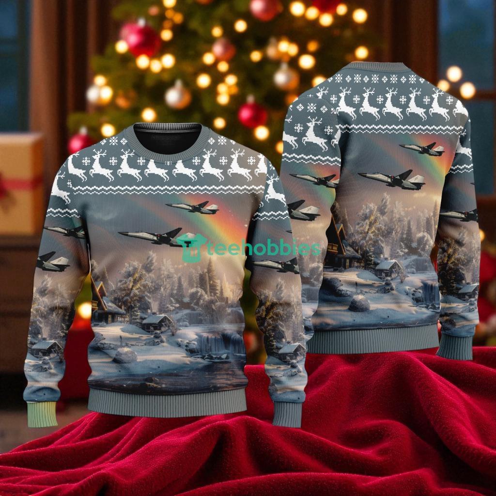 General Dynamics F-111e Aardvark American Airlines Christmas House Under The Rainbow Ugly Sweater For You