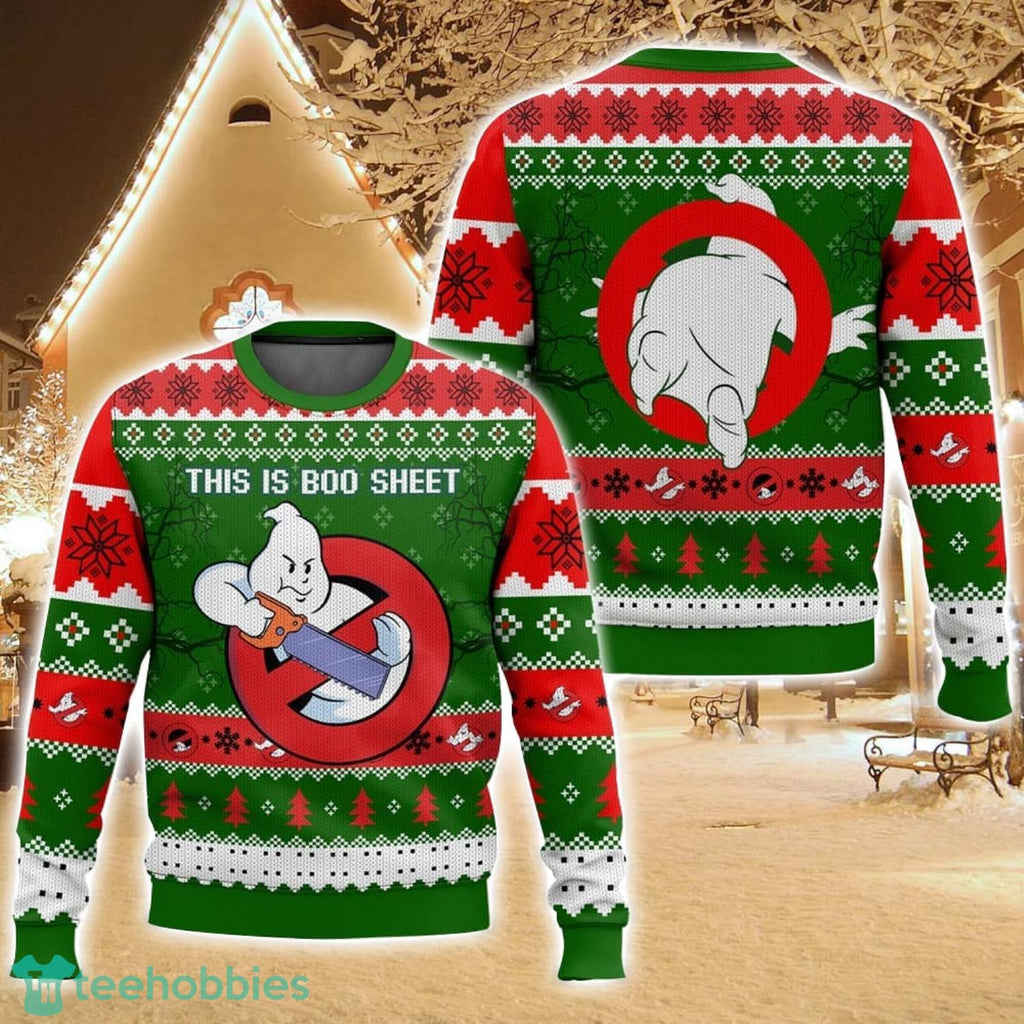 Ghostbusters, This is boo sheet Christmas Ugly Christmas Sweater Holiday Sweater Christmas Gift For Family