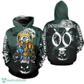Gift Style Green Bay Packers Devil Halloween Accessory 3D Hoodie Custom Number And Name