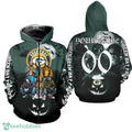 Gift Style Green Bay Packers Devil Halloween Retail 3D Hoodie Custom Number And Name