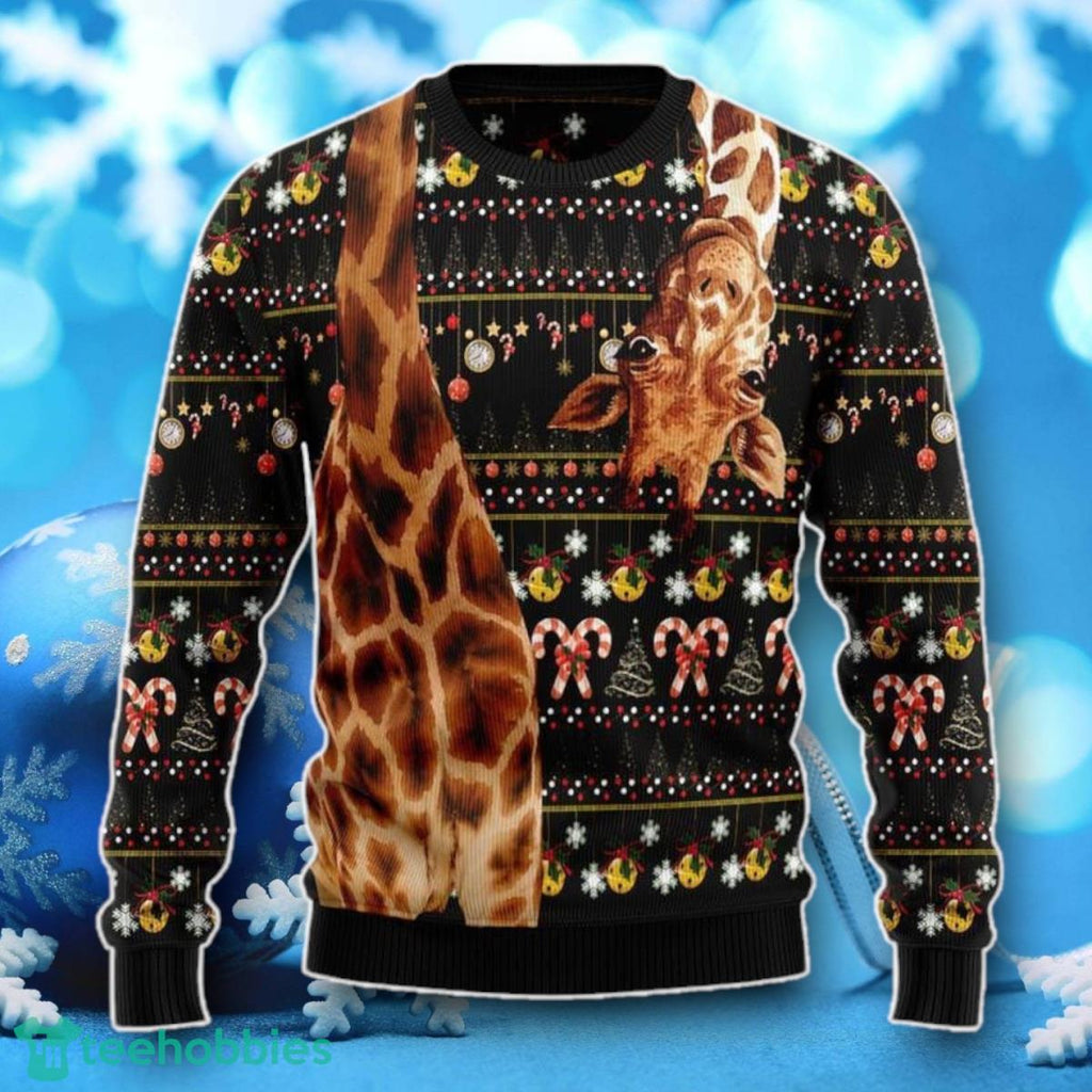 Giraffe Funny Ugly Christmas Sweater Unique Gift