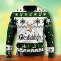 Glenfiddich Whisky Wine 3D Xmas Funny 2024 Holiday Ugly Christmas Sweater For Men Women