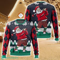 Golf Santa Claus Christmas Ugly Christmas Sweater Christmas Gift For Family Holiday Gift