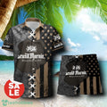 Grand Marnier USA Flag Combo Hawaiian Shirt & Shorts For Men Women