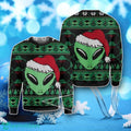 Green Aliens Ugly Christmas Sweater Unique Gift