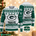 Green Bay Packers Logo Ugly Christmas Sweater 3D Printed Unisex Sweater For Men And Women