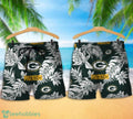 Green Bay Packers Tropical Pattern Combo Hawaii Shirt and Shorts For Fans