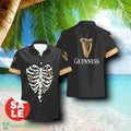 Guinness Chest Bone Summcer Halloween Combo Hawaiian Shirt & Shorts For Men Women