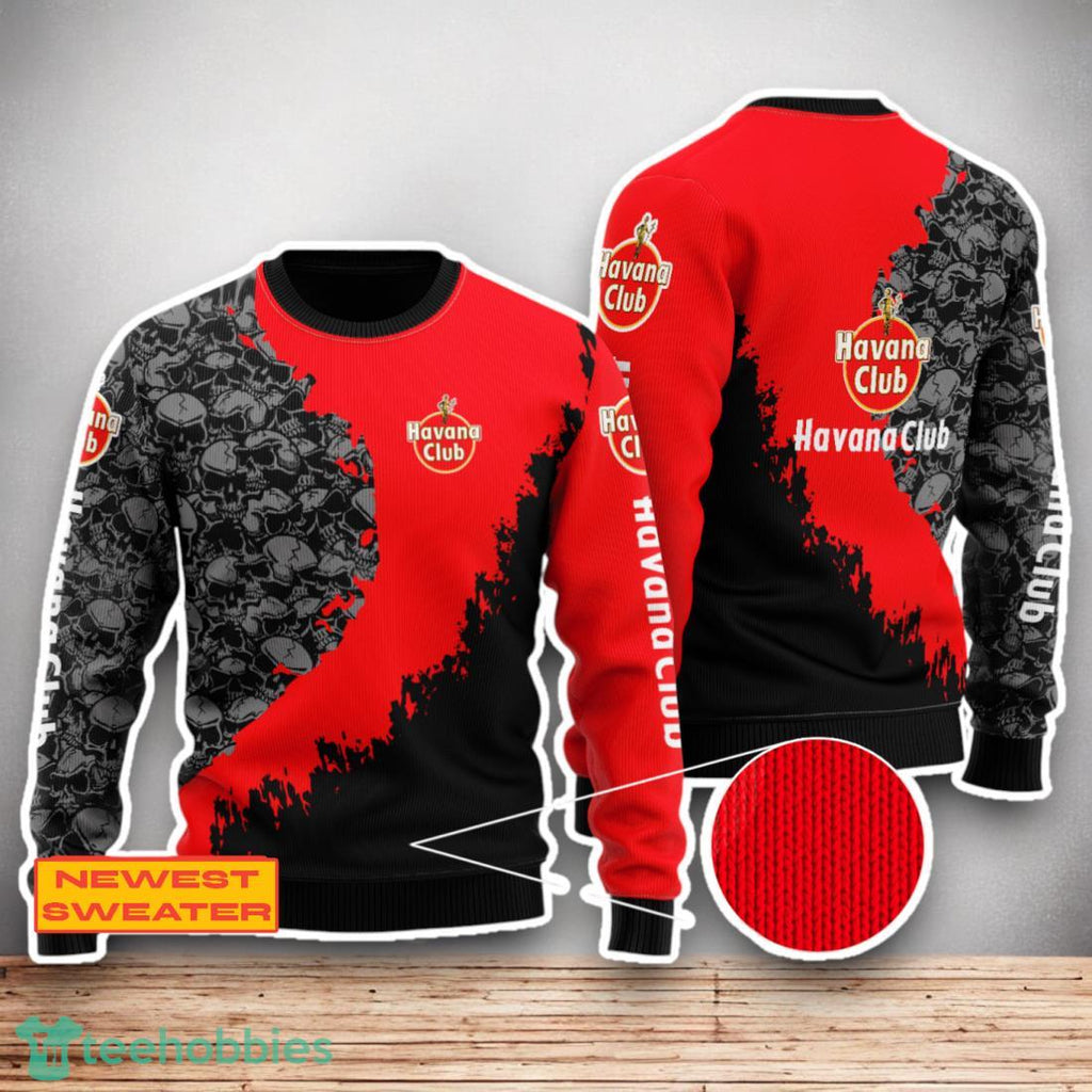 Havana Club Skull Halloween Sweater For Men Women
