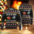 Ho Ho Ho Happy Holigays Ugly Sweater Santa Claus Christmas Sweater