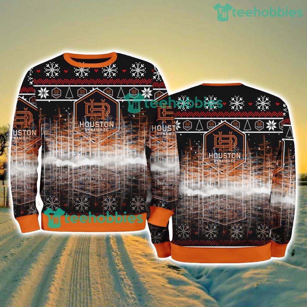 Houston Dynamo Pine Christmas Ugly Sweater New Style Best Gift For Fans
