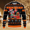 Illinois Fighting Illini Santa Claus Ugly Christmas Sweater All Printed Sweater For Fans Gift Ideas