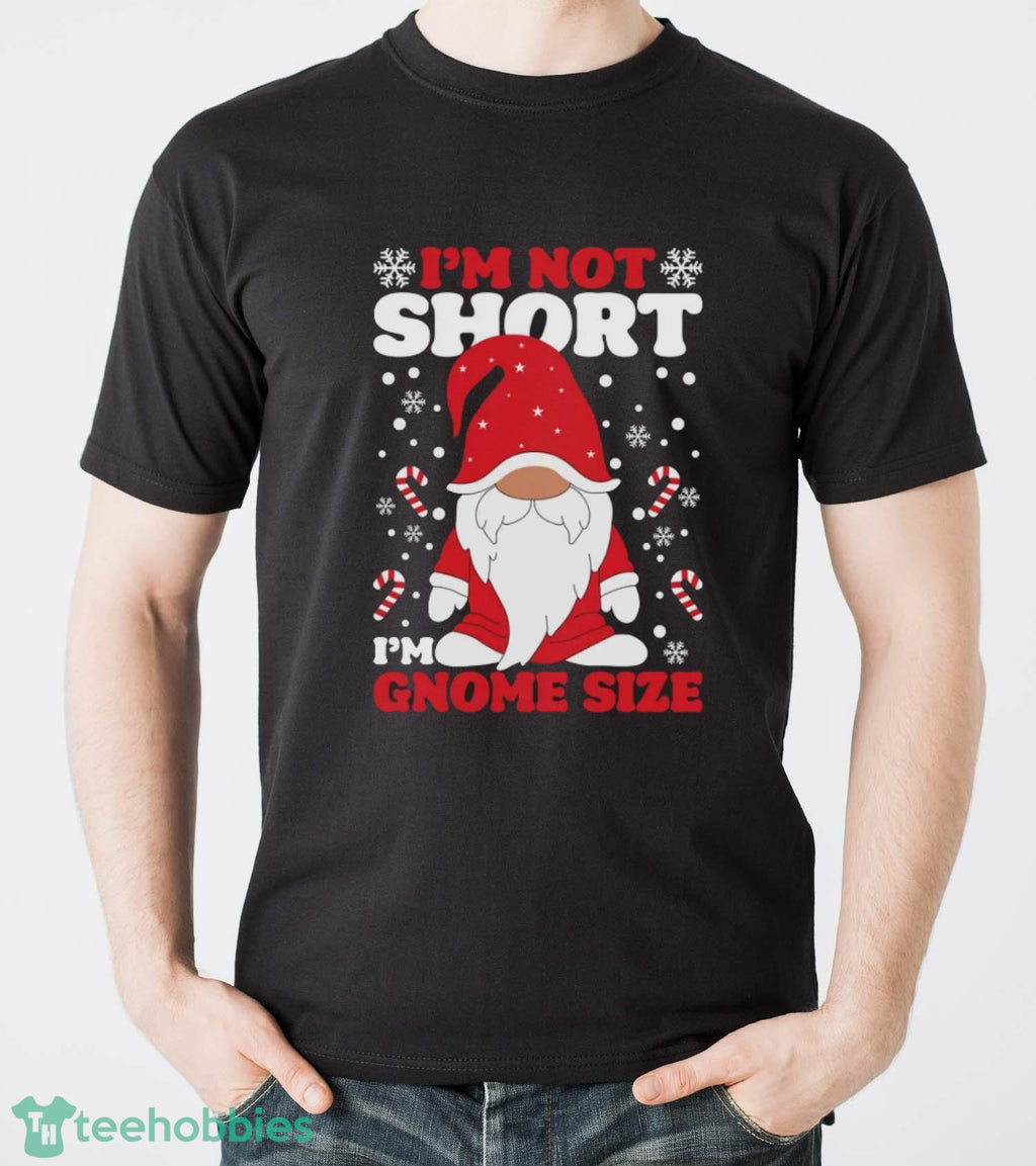 I’m Not Short I’m Gnome Size Sweatshirt, Funny Christmas Hoodie Shirt