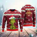 Iowa State Cyclones NCAA The Grinch Funny Merry Christmas Ugly Sweater 3D New Trend