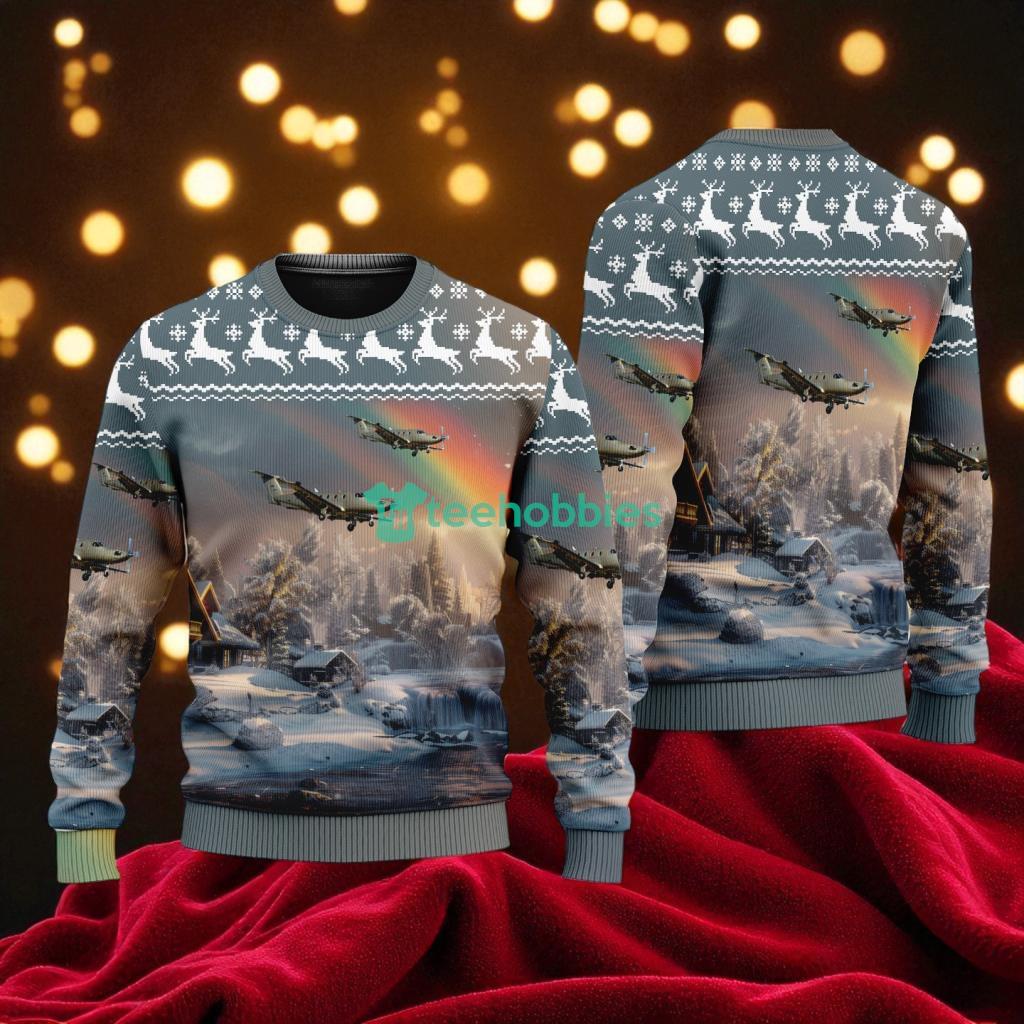 Irish Air Corps Pilatus Pc- American Airlines Christmas House Under The Rainbow Ugly Sweater For You