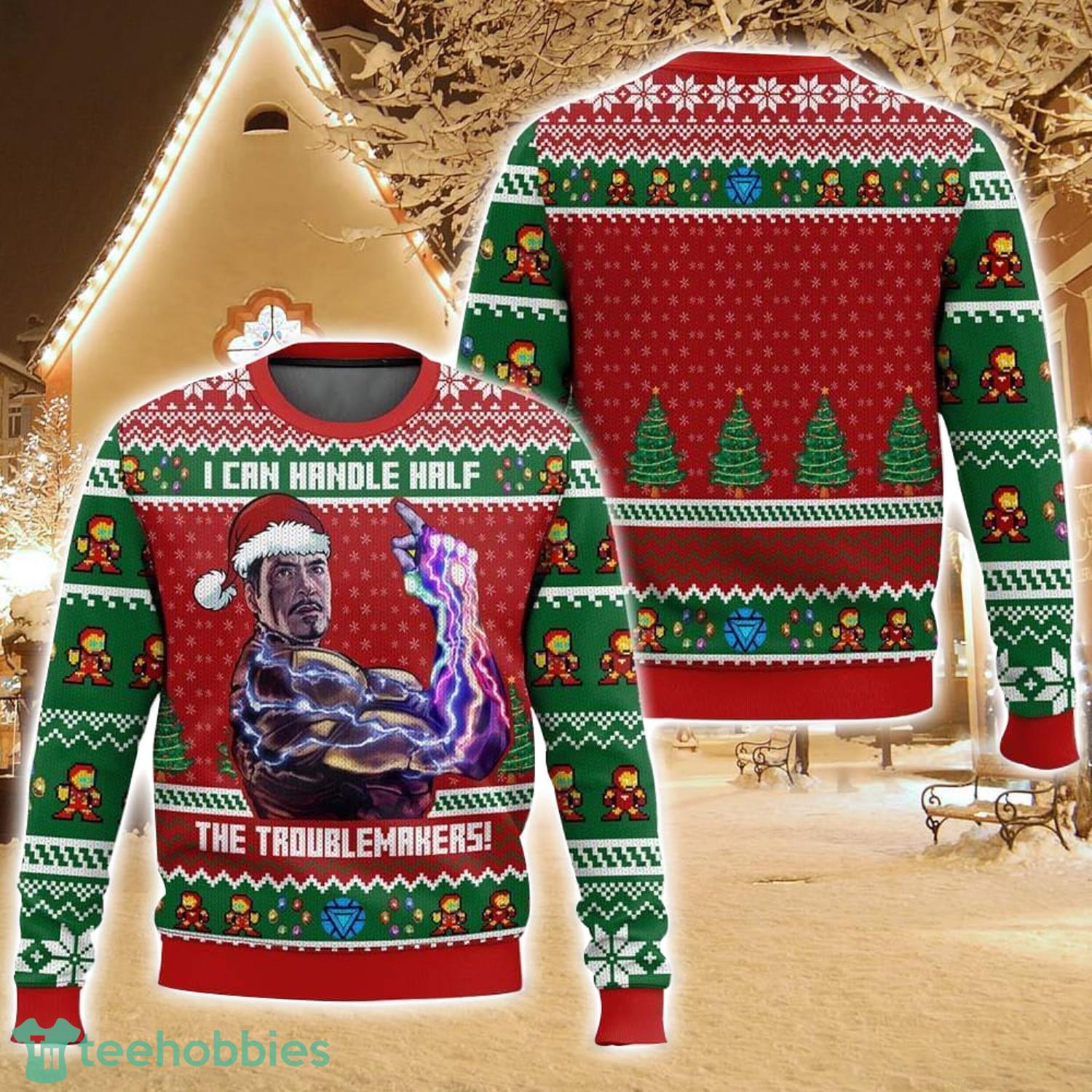 IRM, I can handle half the troublemakers! Christmas Ugly Christmas Sweater Holiday Sweater Christmas Gift For Family