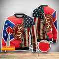 Jameson Irish Whiskey USA Flag 3D Sweater For Men Women