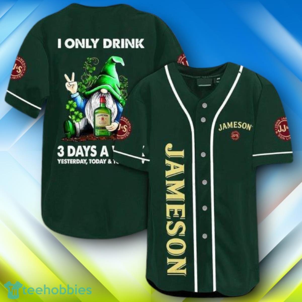 Jameson St Patrick Day Halloween Baseball Jersey Style Gift