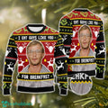 JD Ugly SweatShirt I Eat Guys Like You For Breakfast Ugly Christmas Sweater Holiday Sweater