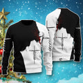Jesus Christ Shadow Christmas Ugly Sweater Special Gift