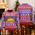 Jingle Bells Taco Shells Christmas Sweater. Merry Tacomas Christmas Xmas Holiday Sweater