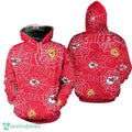 Kansas City Chiefs Spider Web Snowflake Halloween 3D Hoodie Gift Fans