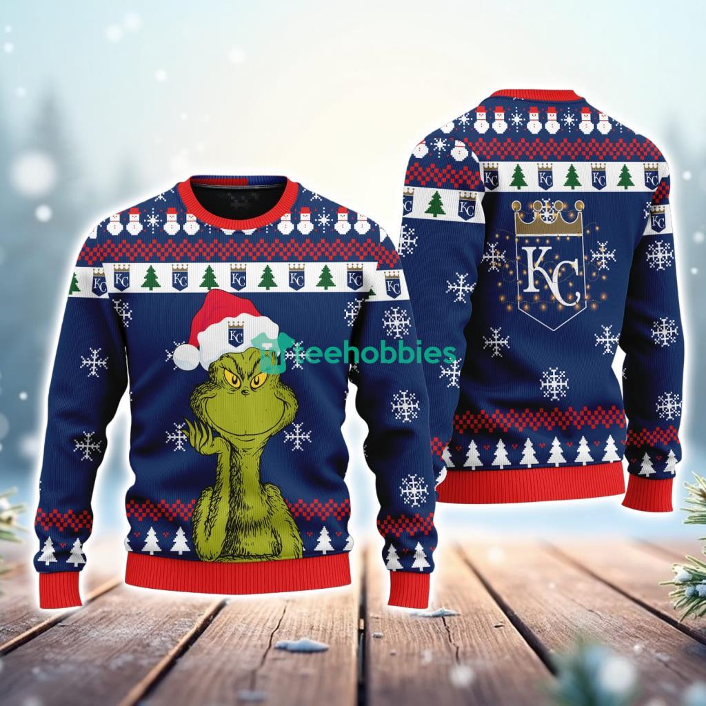 Kansas City Royals MLB The Grinch Funny Merry Christmas Ugly Sweater 3D New Trend