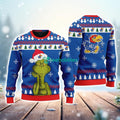 Kansas Jayhawks NCAA The Grinch Funny Merry Christmas Ugly Sweater 3D New Trend