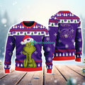 Kansas State Wildcats NCAA The Grinch Funny Merry Christmas Ugly Sweater 3D New Trend