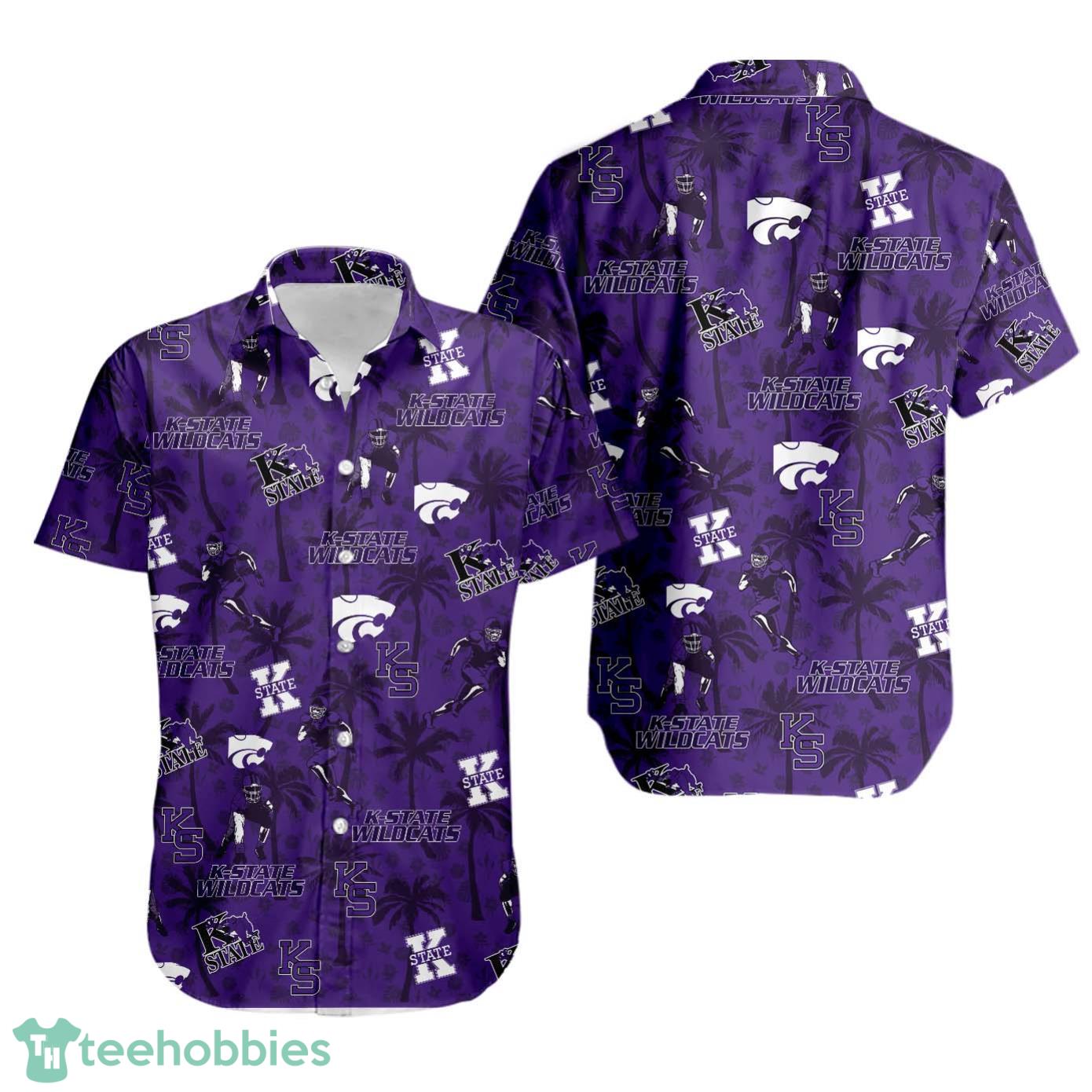 Kansas State Wildcats Tropical Beach Coconut Tree Hawaiian Shirt