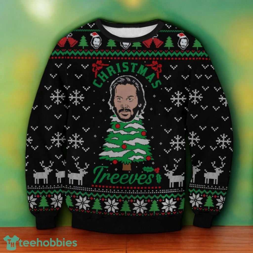 Keanu Reeves Christmas Funny Ugly Christmas Sweater For Men Women