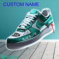 Kia Car Air Force 1 Shoes Green Color For Men Women Custom Name Gift For Fans